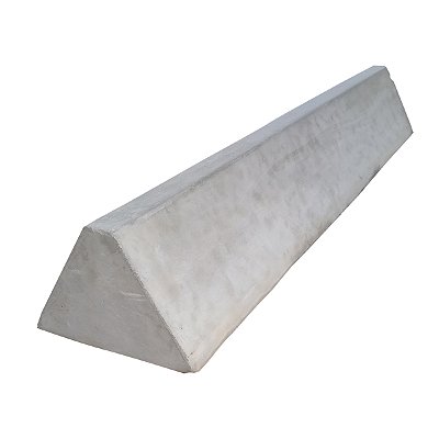 Bate Rodas de Concreto - Limitador de Estacionamento 50 X 18 X 13 CM (Cinza)