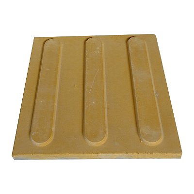 Piso Tátil Direcional Amarelo Concreto 20 X 20 X 1,8 cm / m2