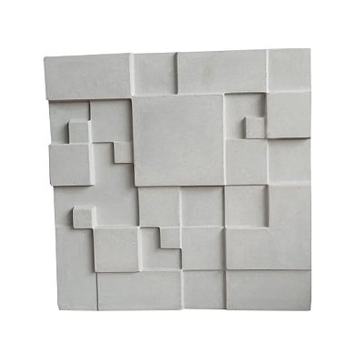 Revestimento Parede 3D Relevo Multi Dados 40 X 40 CM