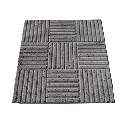 Piso para Calçada Estriado 9 Quadrados 20 X 20 X 1,8 Cm / m2