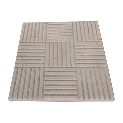 Piso para Calçada Estriado 9 Quadrados 20 X 20 X 1,8 Cm - Amarelo / m2
