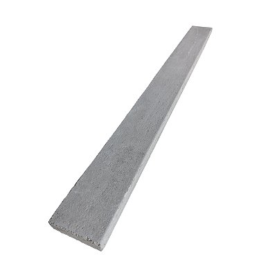 Alisar ou Rodapé Liso 80 X 7 X 2 CM - Argamassa Adjetivada