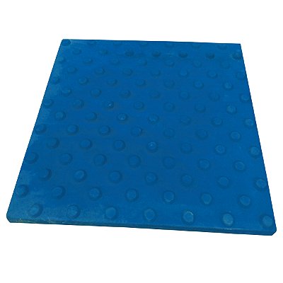 Piso Tátil Alerta Azul Concreto 45 X 45 X 3 cm / m2