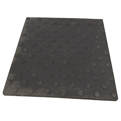 Piso Tátil Alerta Preto Concreto 45 X 45 X 3 cm / m2