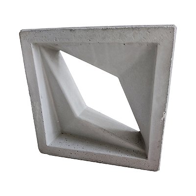 Elemento Vazado Cobogó Balão 30,5 x 30,5 x 8cm - Concreto Natural / m2