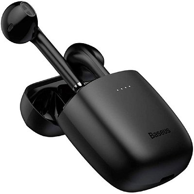 Fone de Ouvido Baseus Encok W04 TWS Bluetooth 5.0 Touch - Preto