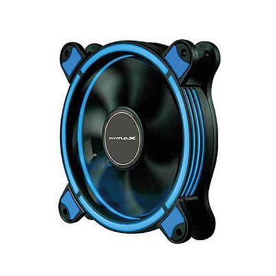 Cooler Fan 120mm Led Ring Pc Gamer Gabinete Mymax Spectrum Azul