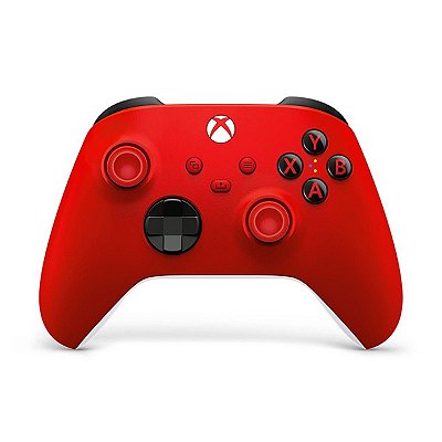 Controle Sem Fio Xbox Pulse Red Series X S One Windows 10