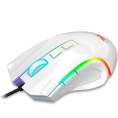 Mouse Gamer 7200dpi Rgb Redragon Griffin Rgb M607w Branco