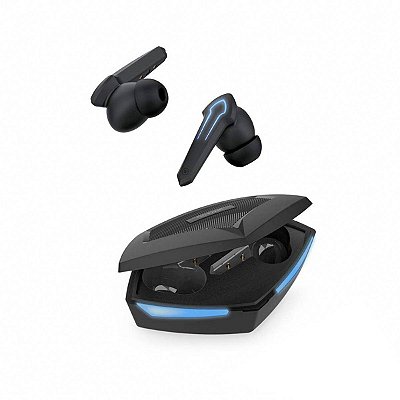 Fone TWS Gamer Sem Fio Bluetooth 5.1 iWill Preto