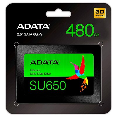 SSD ADATA 480GB SU650 SATA3 2,5 7MM - ASU650SS-480GT-R