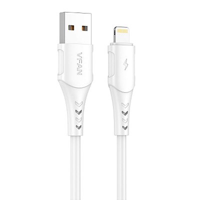 Cabo Lightning Vfan Colorful X12LT 1 Metro Branco