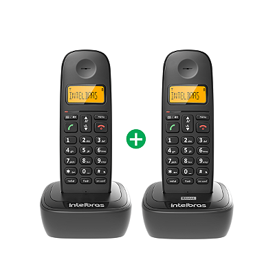 Telefone Sem Fio TS 2512 C/Id + Ramal Preto