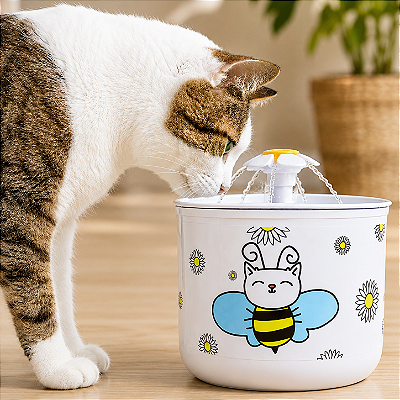 Bebedouro para Gatos DM Pets - Flor | DM Pets