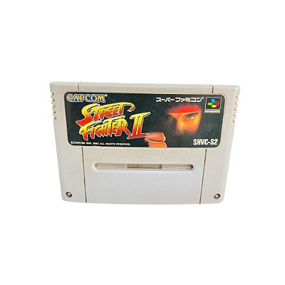 Fita Cartucho Street Fighter II Super Nintendo Super Famicom
