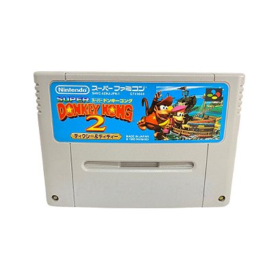 Fita Cartucho Donkey Kong 2 Super Nintendo Super Famicom