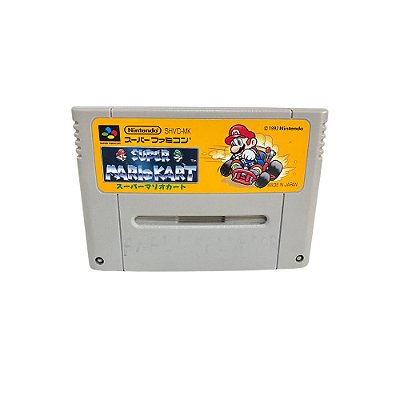 Fita Cartucho Super Mario Kart Super Nintendo Super Famicom