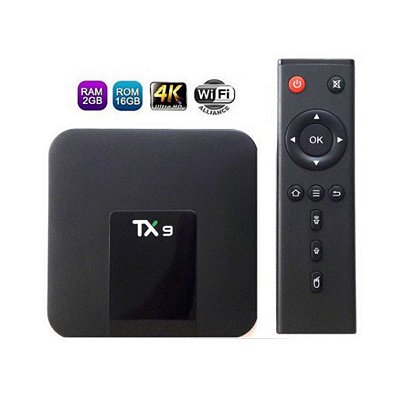 TV BOX TX9 4K COM 4GB de RAM 16GB