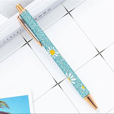 Caneta Glitter Daisy