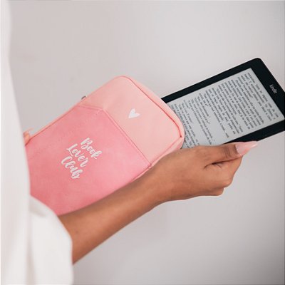 Capa Kindle Courino com bolso Book Lover