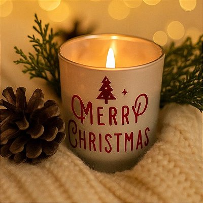 Vela de Natal Efeito 3D