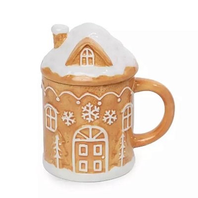 Caneca/ Pote Natal Gingerbread House