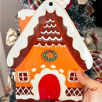 Descanso de Panela Gingerbread House