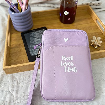 Capa Kindle Book Lover Lilás