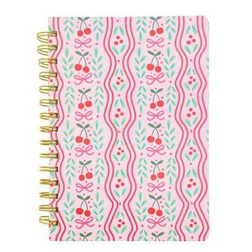 Caderno A4 e A5 Laços e Cerejinhas