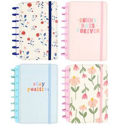Caderno Inteligente Disco Floral A5
