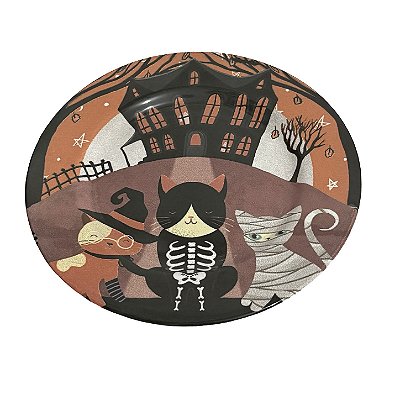 Prato e Bowl Halloween Gatinhos