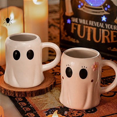 Caneca Halloween Fantasminha Boy and Girl