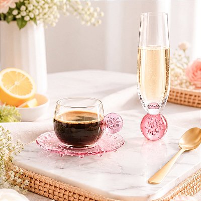 Xícara e Taça Bubble Luxo