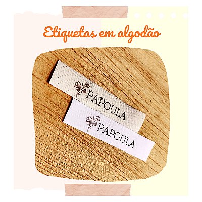 Etiqueta palito personalizada 1x5cm - 100 unidades