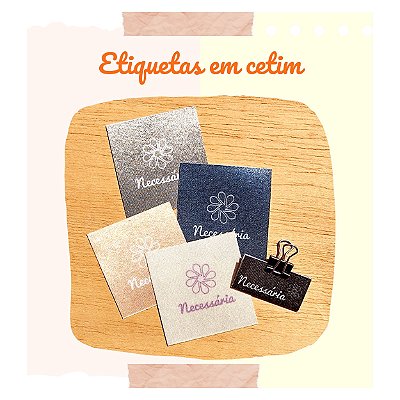 Etiqueta personalizada 3x3cm - 100 unidades