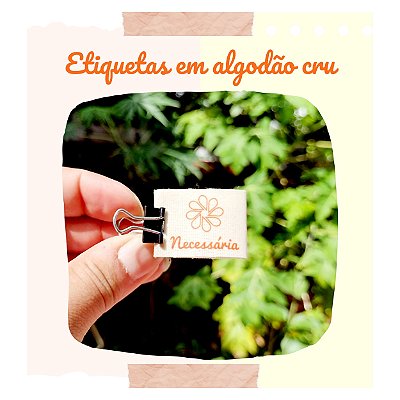 Etiqueta personalizada 1,5x5cm - 500 unidades