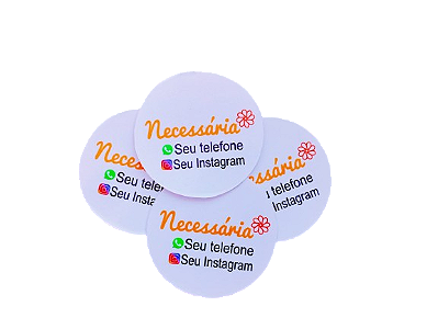 Adesivos Personalizado Para Embalagens 5x5cm 100un
