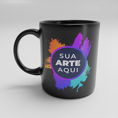 Caneca Personalizada do seu Jeito - Preta