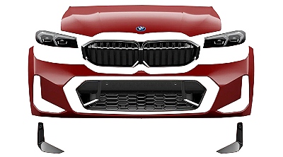 Frente Completa Bmw 320i 2023 a 2024 - Mini Banner