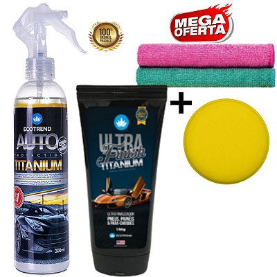 Promoção Especial - 1 Auto Protection Titanium 300ml + 1 Ultra Finish Titanium + Brindes