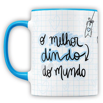 Caneca Personalizada O Melhor Dindo Do Mundo (Com Foto e Nome)