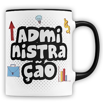 Caneca Personalizada Profissão Administração (Com Nome)