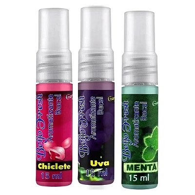 Beijo Fresh Spray para Beijar Muito Sabor 15ml