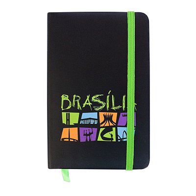 Caderninho de anotações escrito preto - Brasília