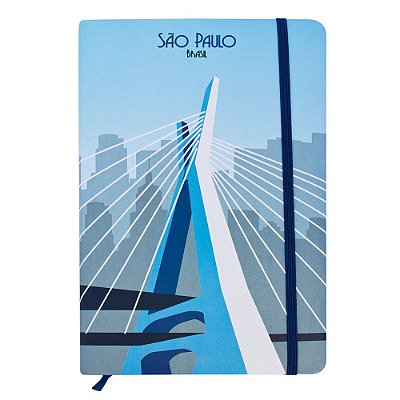Caderno de anotações ponte Estaiada - São Paulo