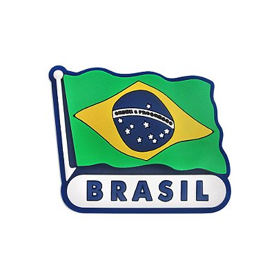 Imã de geladeira Bandeira - Brasil