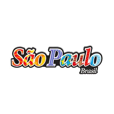 Imã de geladeira escrito - São Paulo