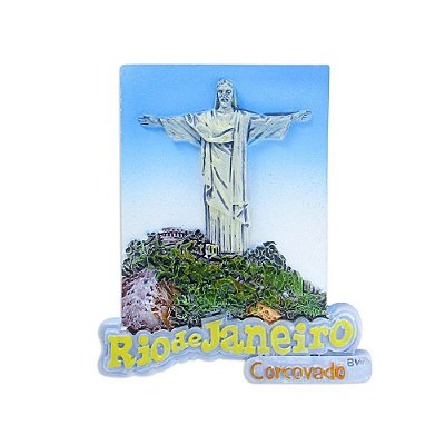 Imã de resina cristo - Rio de Janeiro