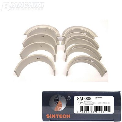 Bronzina mancal gm sintech sm008025 C10-C14-C15