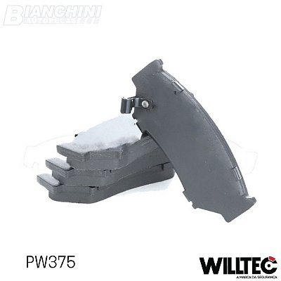 Jogo pastilha dianteira Gm-Suzuki willtec pw375 Sidekick-Vitara-Tracker